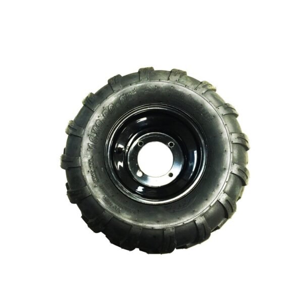GMX Quad Bike Complete Rear Tubeless Tyre 18x9.5-8 Left - Image 2