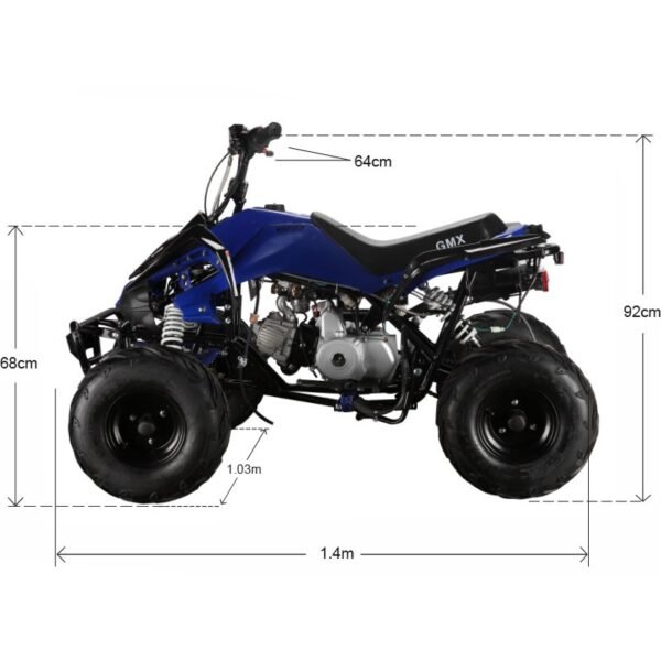 GMX The Beast Blue 110cc SPORTS Quad Bike - Image 4