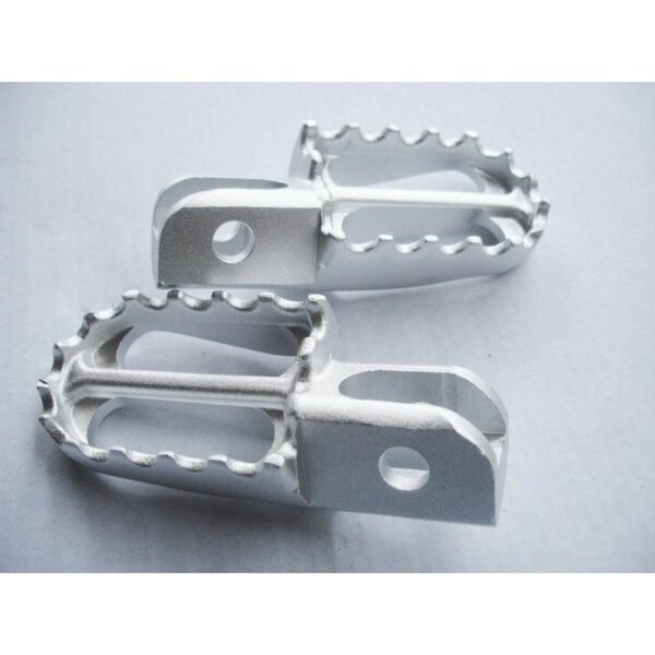 GMX Dirt Bike Silver Foot Pegs