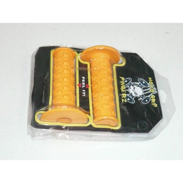 GMX Dirt Bike Yellow Skull Handle Grips