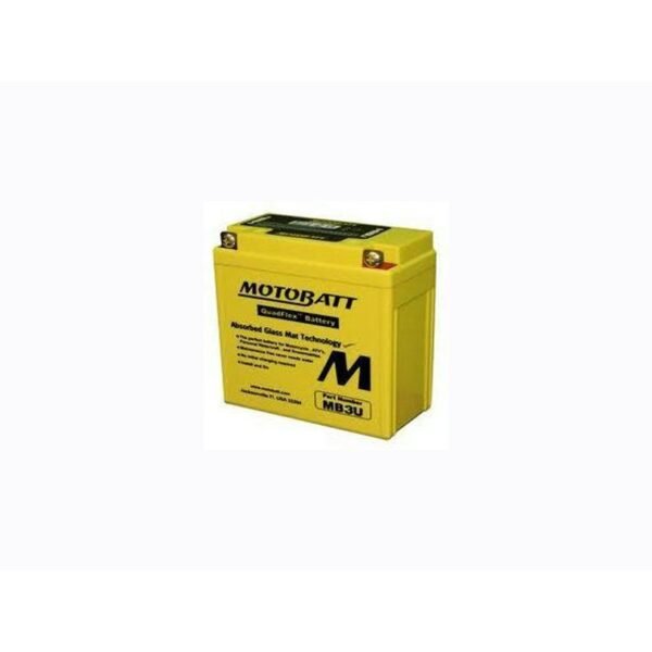 Motobatt MB3U Battery AGM with Quadflex Technology - Image 2