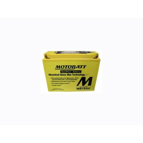 Motobatt MB16AU Battery AGM with Quadflex Technology - Image 2