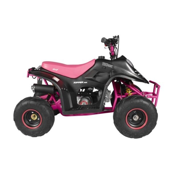 GMX 110cc Ripper-X Junior Kids Quad Bike -Black / Pink - Image 2