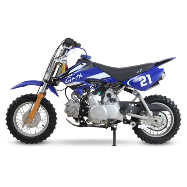 GMX Moto50 50cc Dirt Bike Blue - Image 2