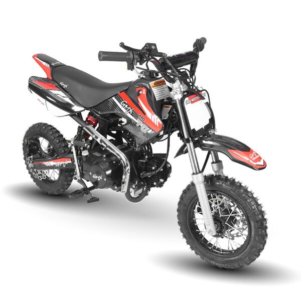 GMX 70cc Pro Kids Dirt Bike - Black - Image 4