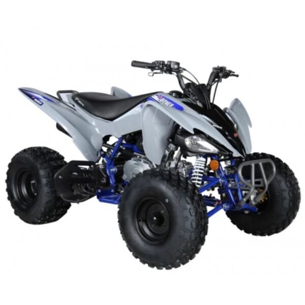 Crossfire Rover 125 125cc Sports Quad Bike - Grey/Blue - Image 3