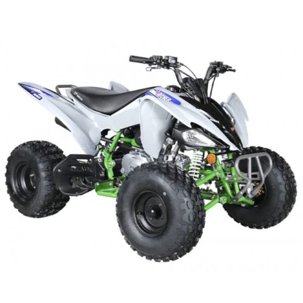 Crossfire Rover 125 125cc Sports Quad Bike - Grey/Green - Image 3