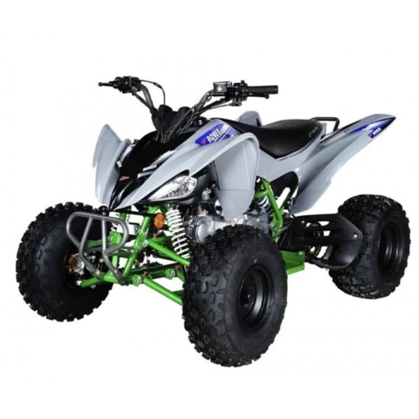 Crossfire Rover 125 125cc Sports Quad Bike - Grey/Green - Image 2